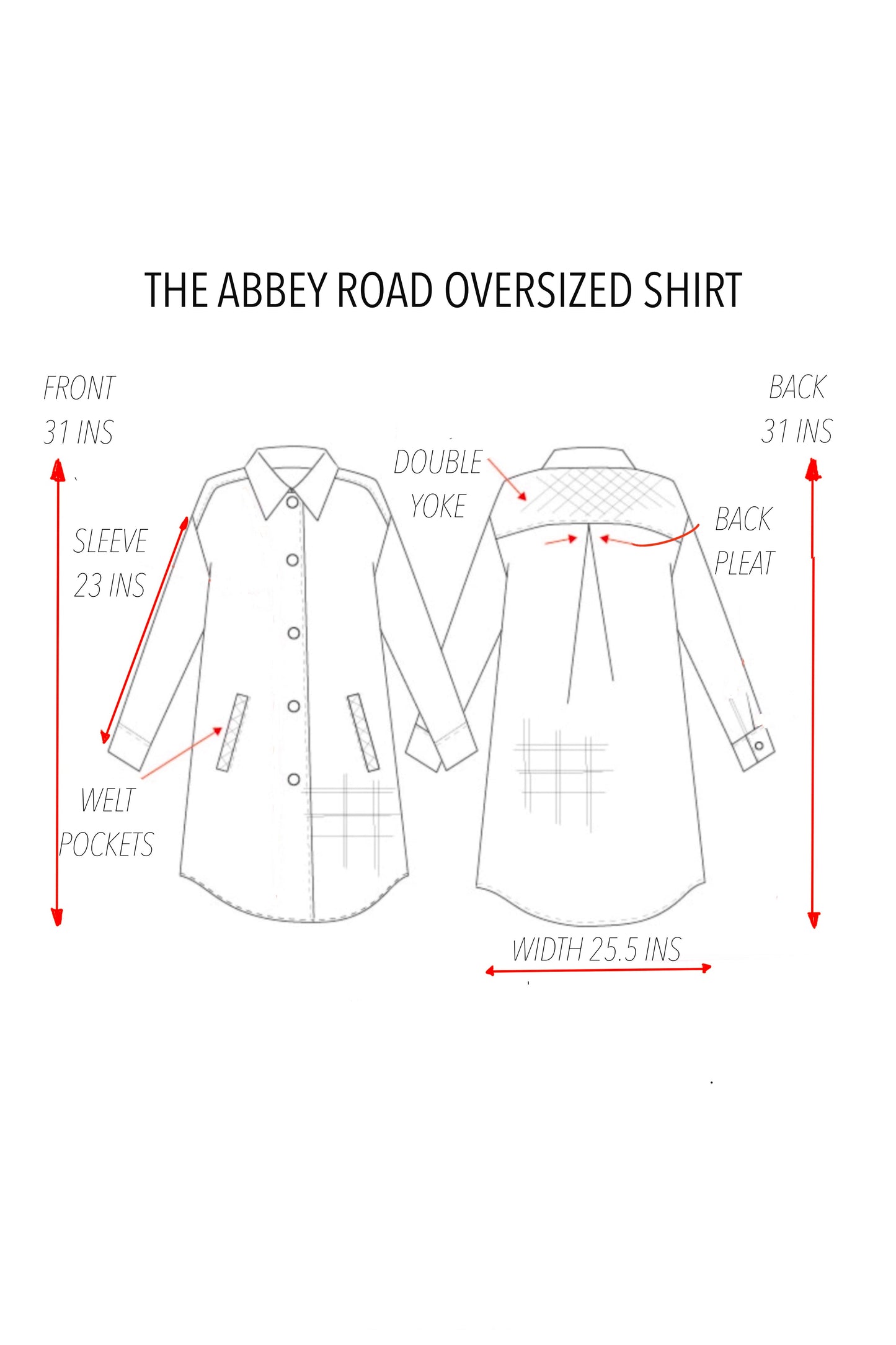 ABBEY ROAD OVERSIZED SHIRT IN BLACK COTTON VELVET