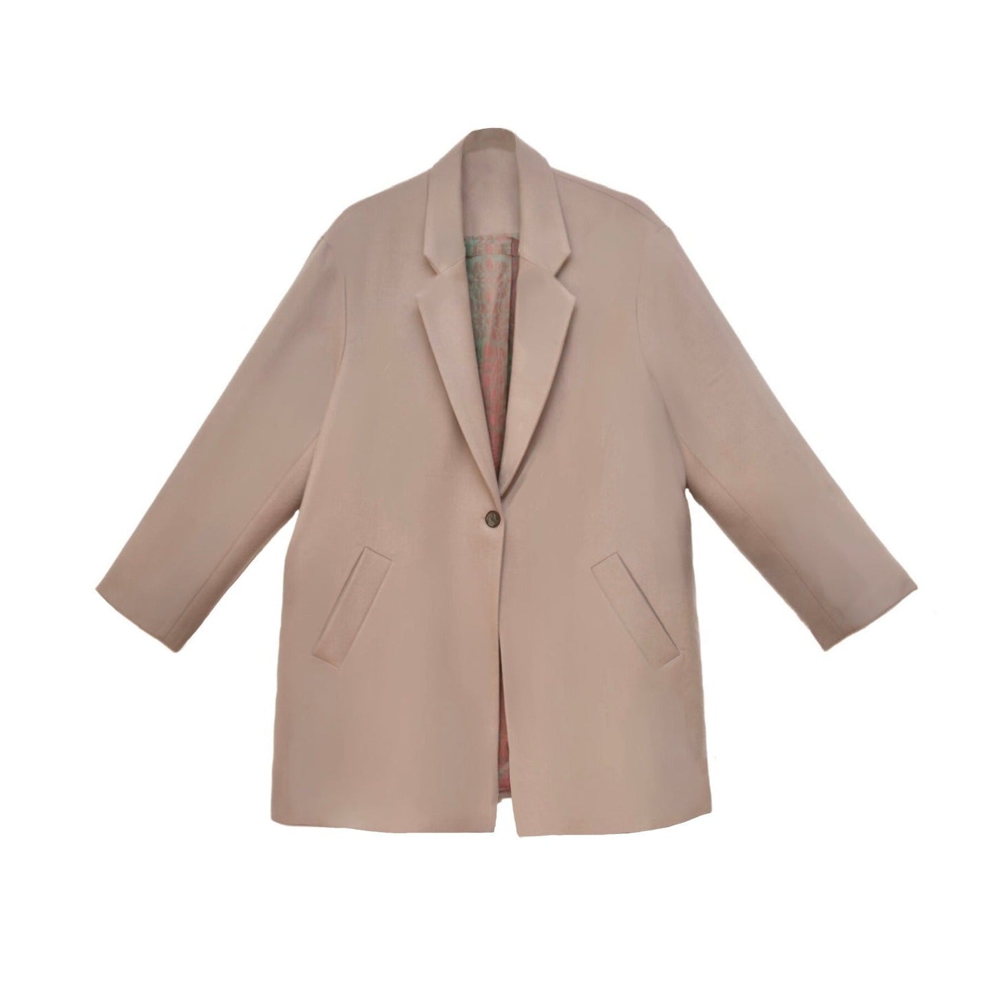 THE BOND STREET OVERSIZED JACKET IN SMOKY CAMEL