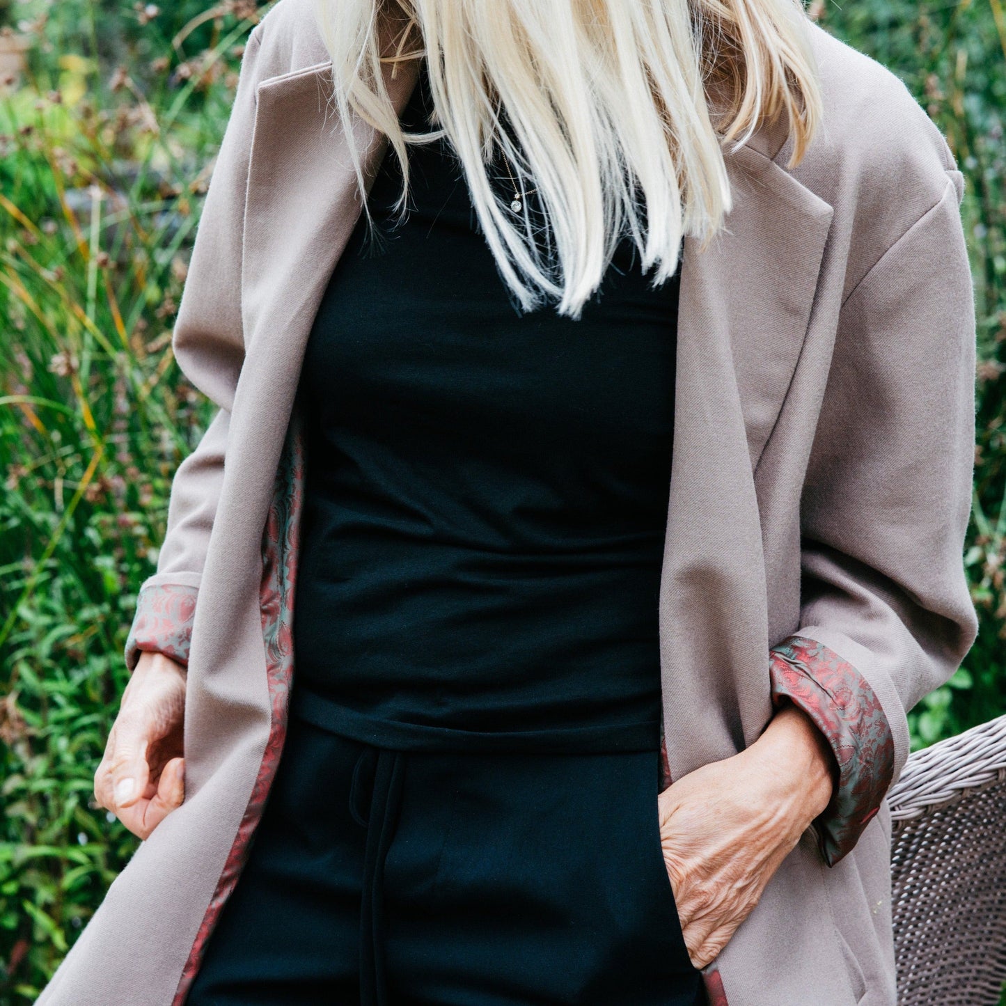 THE BOND STREET OVERSIZED JACKET IN SMOKY CAMEL